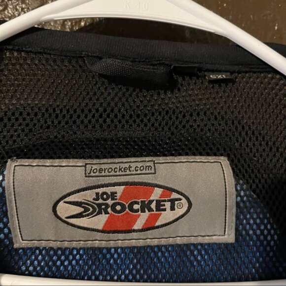 Black Joe Rocket Zip Up Armored Motorcycle Jacket, Size 5XL - Picture 6 of 14